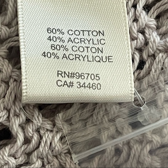 Rebecca Taylor Cross Back Crew Moonlight Crochet Open Back - Picture 10 of 12